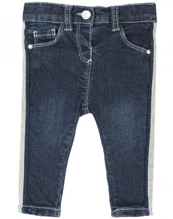 Миниатюра фотографии Chicco джинсы для девочки с лампасом