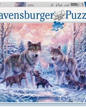 Миниатюра фотографии Ravensburger пазл северные волки 1000 элементов