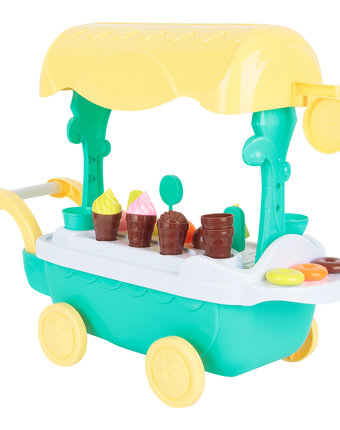 Миниатюра фотографии Игровой набор игруша тележка с десертами