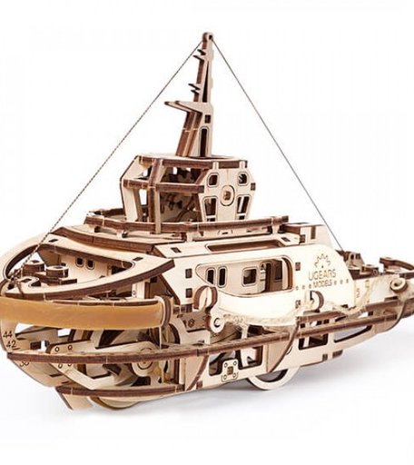 Ugears Конструктор 3D-пазл Буксир