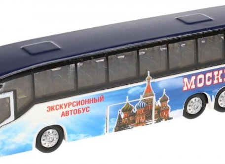 Технопарк Автобус инерционный со светом и звуком 18.5 см CT10-025-2