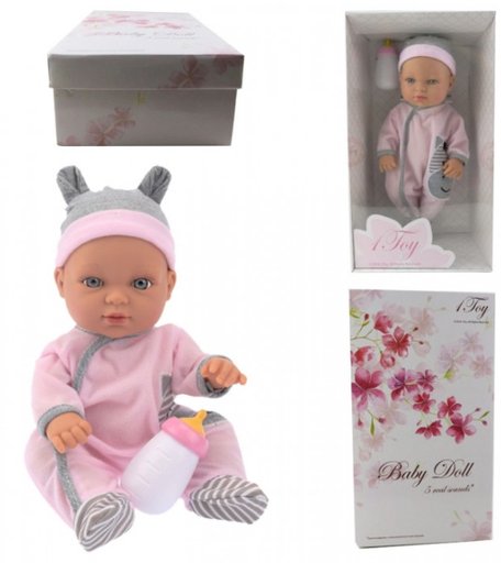 1 Toy Пупсик функциональный Baby Doll Т14115 33 см