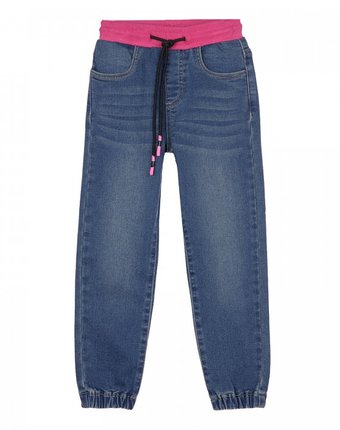 Миниатюра фотографии Playtoday брюки текстильные джинсовые для девочек 12122963