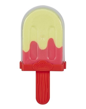 Миниатюра фотографии Набор play-doh мороженое желто-розовое