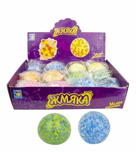 Слайм 1Toy с разноцветными шариками