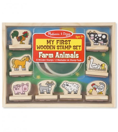 Melissa & Doug Творчество Набор штампов Животные с фермы