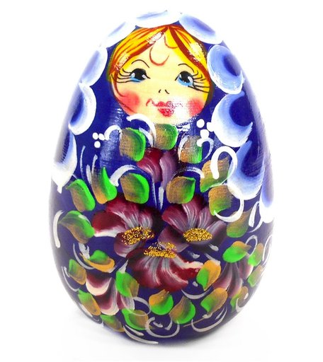 Неваляшка Taowa Яйцо синее