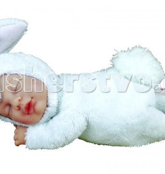 Мягкая игрушка Anne Geddes Детки-кролики 17 см