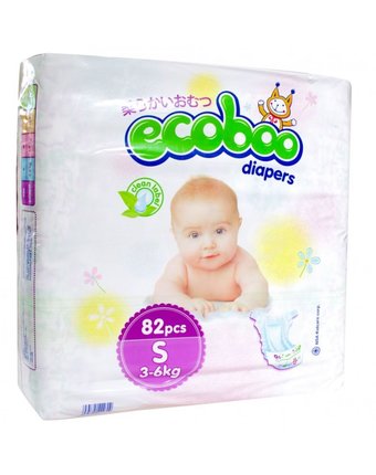 Подгузники Ecoboo (3-6 кг) шт.