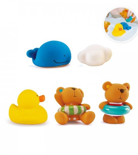 Hape Игрушки для купания Тедди и его друзья