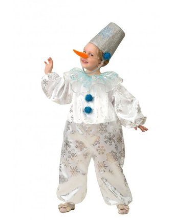 Миниатюра фотографии Jeanees карнавальный костюм снеговичок снежок