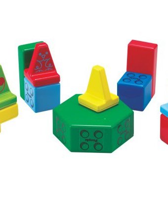 Развивающая игрушка People Набор кубиков Block (31 шт.) и Игровой коврик