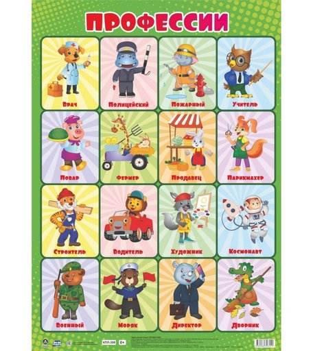Плакат Издательство Учитель Профессии