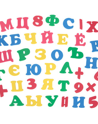 Миниатюра фотографии Азбука магнитная donkey toys буквы русского алфавита