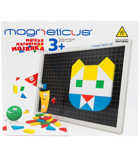 Мозаика классическая Magneticus 5 цветов Листок с примерами