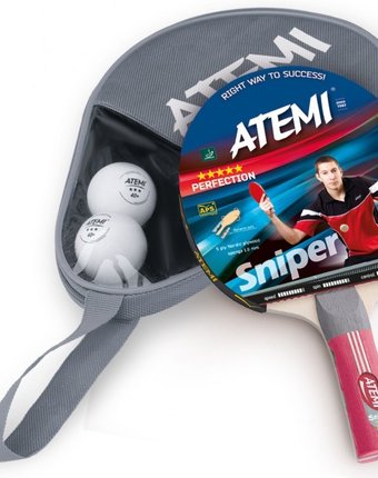 Миниатюра фотографии Atemi набор для настольного тенниса sniper aps