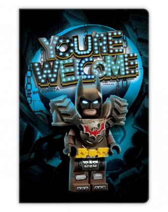 Lego Книга для записей Movie 2 Batman 96 листов линейка