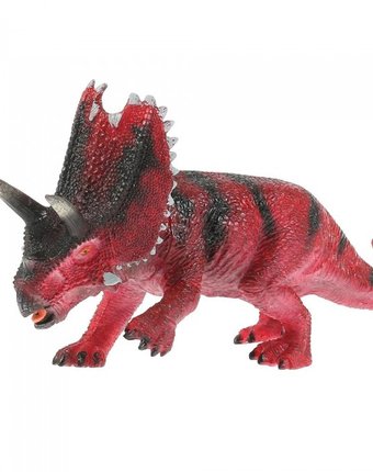 Миниатюра фотографии Играем вместе игрушка из пластизоля динозавр большой трицераптор