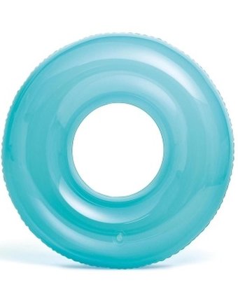 Миниатюра фотографии Надувной круг intex transparent льдинка, 76 см