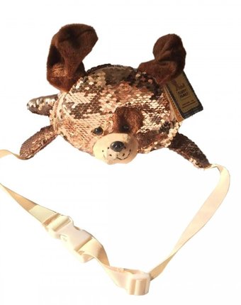 Миниатюра фотографии Fluffy family сумочка поясная блестящий щенок