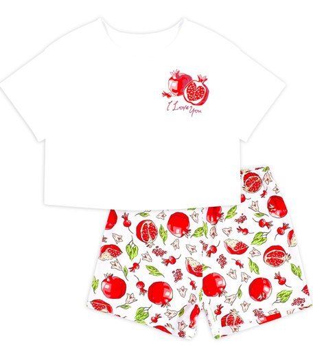 Пижама шорты/футболка с коротким рукавом Веселый малыш