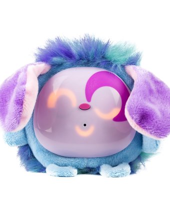 Миниатюра фотографии Интерактивная мягкая игрушка tiny furries fluffybot зайка candy цвет: сиреневый