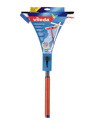 Очиститель Vileda с телескопической ручкой 2 в 1, 80-140 см