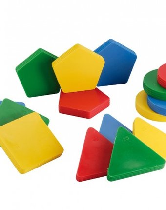 Миниатюра фотографии Развивающая игрушка gymnic геометрические фигуры резиновые multiform set 16 шт.