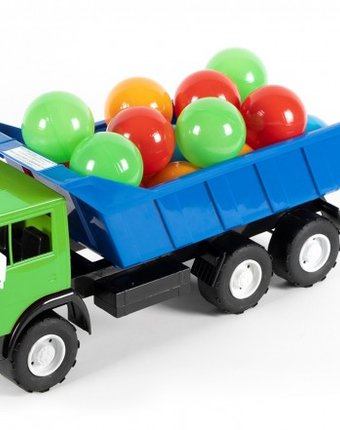 Миниатюра фотографии Orion toys автомобиль х3 самосвал с шариками
