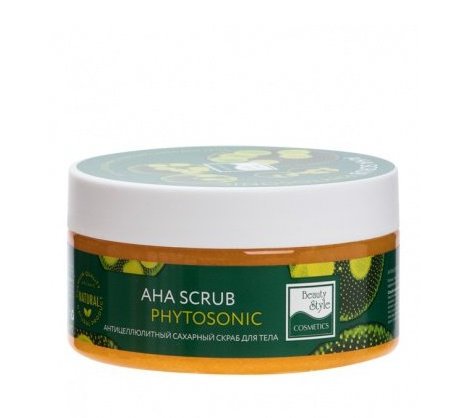 Beauty Style Антицеллюлитный сахарный скраб для тела AHA Scrub Phytosoniс 200 мл