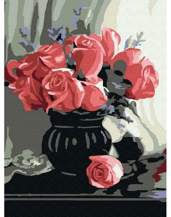 Molly Картина по номерам Розы 20х15 см