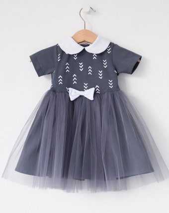 Миниатюра фотографии Trendyco kids платье трикотажное с фатином тк411