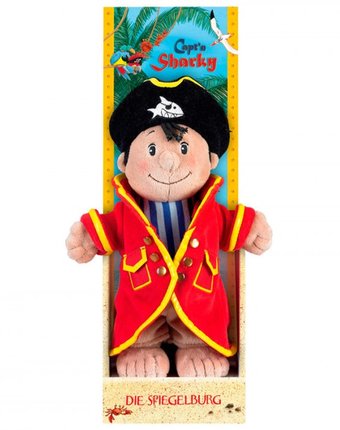 Мягкая игрушка Spiegelburg Плюшевый Capt'n Sharky 25194 25 см