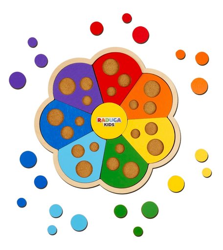 Рамка-вкладыш Raduga Kids Цветик-Семицветик