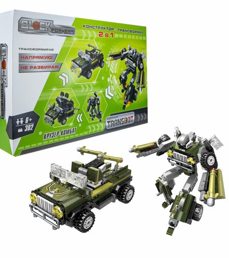 Конструктор Blockformers Transbot Крузер-Комбат