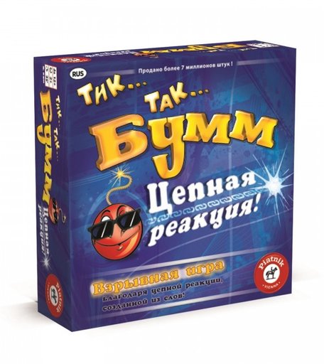 Piatnik Настольная игра Тик Так Бумм цепная реакция
