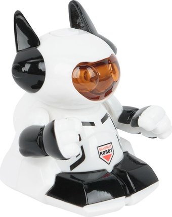 Интерактивный робот Silverlit Mini Pals 8.5 см цвет: белый/черный