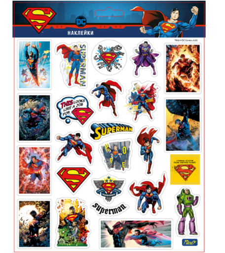 Наклейки Priority Супермен