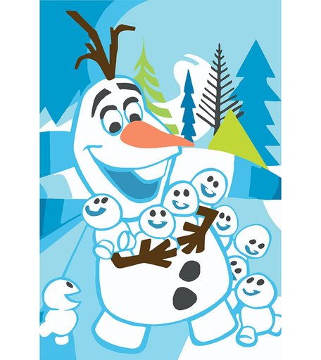 Набор для раскрашивания по номерам ФРЕЯ Смешной Олаф