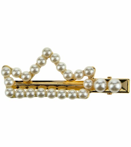 Заколка для волос Lukky Fashion Корона с жемчужинами