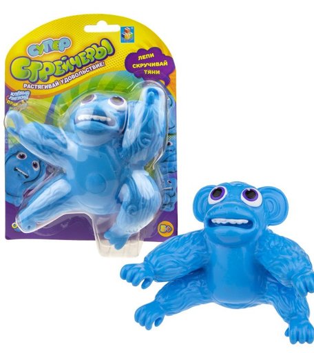 Развивающая игрушка 1 Toy Супер Стрейчеры Облизьяна 11 см