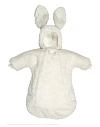 Миниатюра фотографии Сонный гномик демисезонный конверт-одеяло кролик