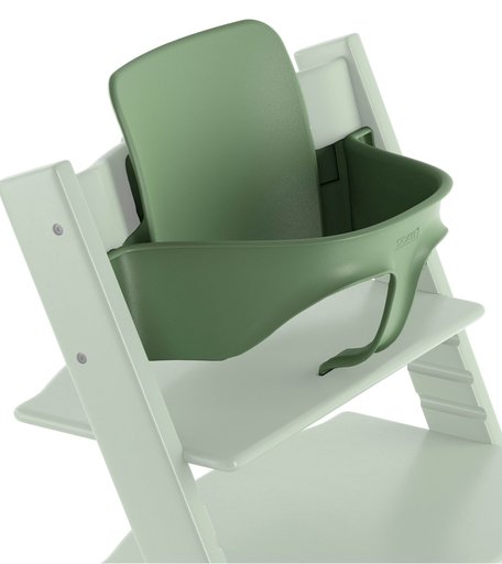 Пластиковая вставка Stokke Baby Set для стульчика Tripp Trapp Moss Green, зеленый