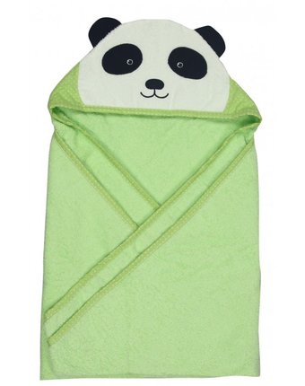 Миниатюра фотографии Forest полотенце с капюшоном панда 100х100 см