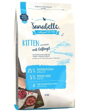 Сухой корм Sanabelle Kitten для котят, 2 кг