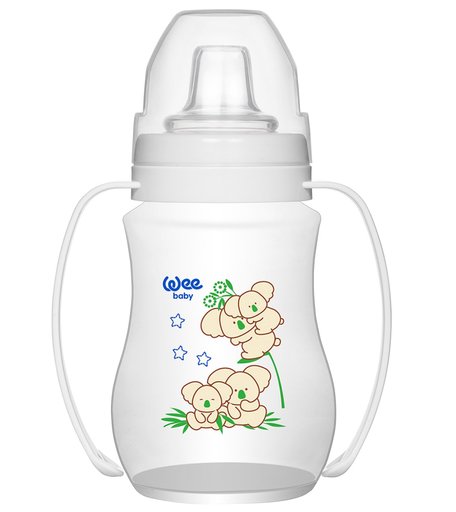 Поильник WeeBaby Коала непроливайка с ручками, с 6 месяцев, 250 мл