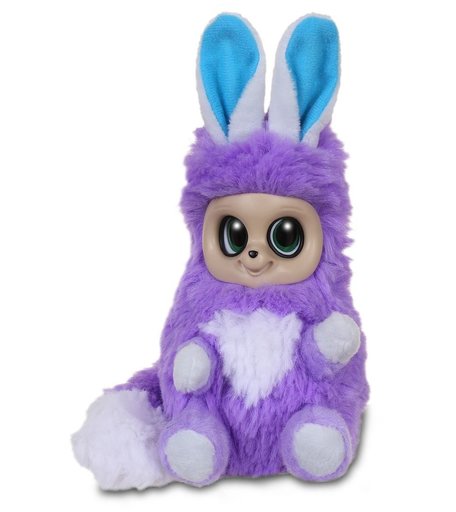 Интерактивная мягкая игрушка Bush Baby World 17 см цвет: фиолетовый