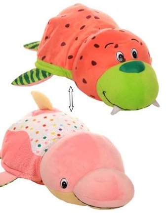 Миниатюра фотографии Мягкая игрушка 1 toy вывернушка морж и дельфин с ароматом 35 см