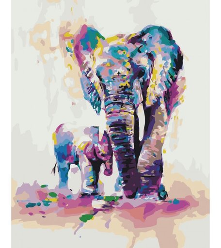 Paintboy Картина по номерам Мама и малыш