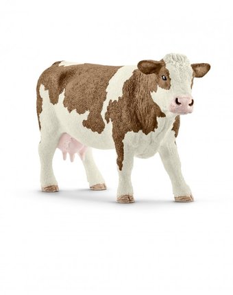 Миниатюра фотографии Schleich фигурка симментальская корова